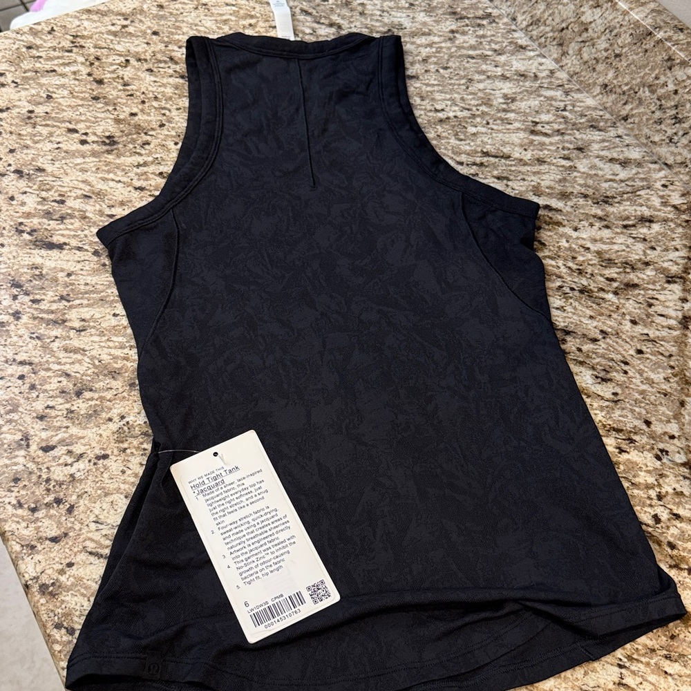 Lululemon Athletica Charcoal Textured Tank